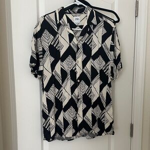Zara Geometric Men's Shirt